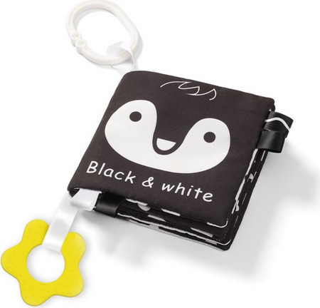 BabyOno Have Fun Black&White εκπαιδευτικό βιβλίο δραστηριοτήτων με έντονα χρώματα 1 τμχ