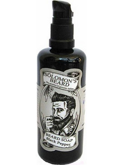 Solomon΄s Black Pepper Soap Καθαριστικό για Γένια 100ml