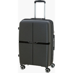 Bartuggi 724-805 Βαλίτσα Μεγάλη 76x52x34cm με 4 Ρόδες Μαύρη