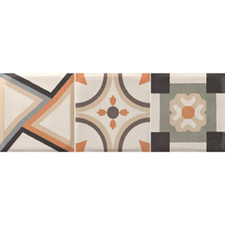 Outlet Πλακάκι Hidraulico Beige Α' 21x61cm Μπεζ Ματ