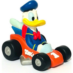 ΠΛΑΣΤΙΚΟΣ ΚΟΥΜΠΑΡΑΣ DISNEY DONALD DUCK WITH RACE CAR17X14,5X17CM