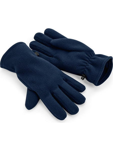 Γάντια Fleece B298R Beechfield Recycled Black French Navy