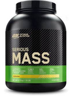 Optimum Nutrition Serious Mass Banana Πρωτεΐνη Ορού Γάλακτος Όγκου 2.73kg