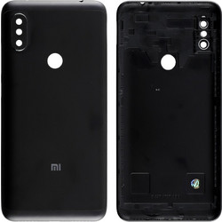 XIAOMI REDMI NOTE 6 PRO BATTERY COVER +CAMERA LENS BLACK 3P OR