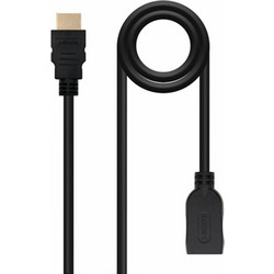 Nanocable Καλώδιο HDMI 2.0 HDMI Male to HDMI Female 1m Black