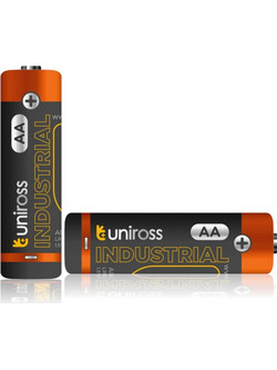 Αλκαλικές Μπαταρίες AA - LR06 Uniross Industrial UNALKAAD-B24 Κουτί 24 Μπαταριών AA σε Πακέτα των 8 Τεμαχίων