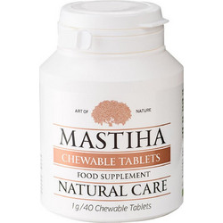 Mastiha Shop Mastiha Πεπτικό Βοήθημα 40 Μασώμενες Ταμπλέτες