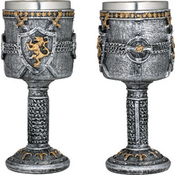 ΠΟΤΗΡΙ ΔΙΑΚΟΣΜΗΤΙΚΟ TOLE10 Lion shield ornamentation resin mug, 39555
