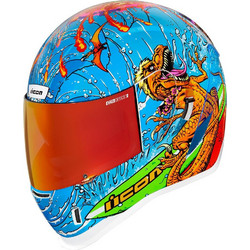 Icon Airform Dino Blue Κράνος Μηχανής Full Face