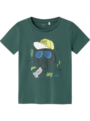 Name It Παιδικό T-Shirt Κοντομάνικο Κυπαρισσί 13226080