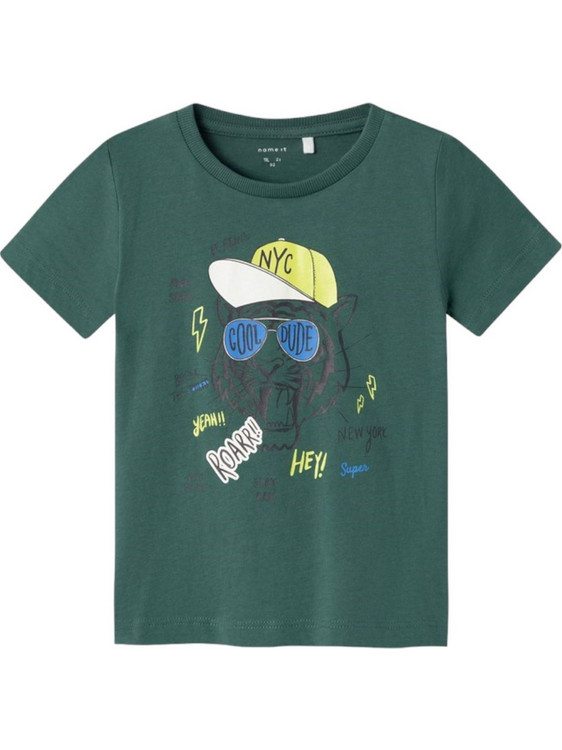 Name It Παιδικό T-Shirt Κοντομάνικο Κυπαρισσί 13226080