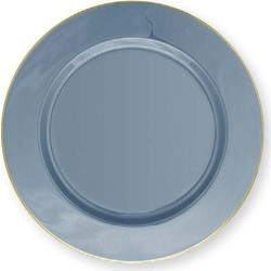 Μεταλλική Πιατέλα Σερβιρίσματος Δ32cm Pip Studio - Metal Light Blue