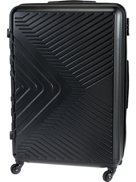 Polo Oslo Βαλίτσα Καμπίνας 55x36x23cm με 4 Ρόδες Μαύρη