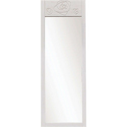 Καθρέπτης Δαπέδου Roses 552NOS2350 55x2x155cm White Aberto Design Ξύλο,Γυαλί