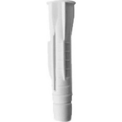 Ούπα Με Ροδέλα Λευκό 6mm X 37mm 100τεμ Hard Plast