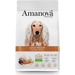 Amanova Adult Medium Low Grain with Exquisite Chicken 2kg