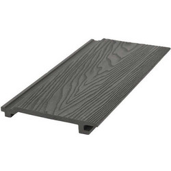 Επένδυση Τοίχου Cladding WPC 2x15x290cm Σκούρο Γκρι 3D Πηχάκι
