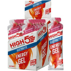 High 5 Electrolyte Energy Gel Raspberry 20x60gr