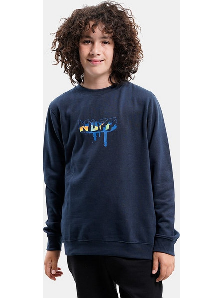 Nuff Παιδικό Φούτερ Navy Μπλε NU72320101-20