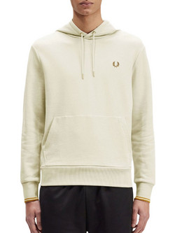 Fred Perry Ανδρικό Φούτερ με Κουκούλα & Τσέπες Εκρού M2643-691