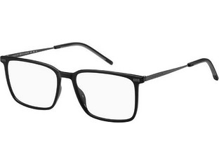 Tommy Hilfiger TH2019 807 Ανδρικός Σκελετός Γυαλιών Οράσεως Κοκάλινος Μεταλλικός Ασημί Μαύρος
