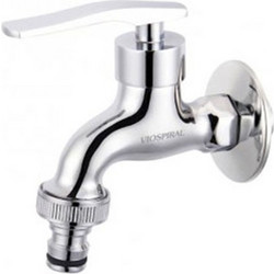 Viospiral Κάνουλα 1/2" Χρωμέ Μισόστροφη με Ροζέτα 39-2630