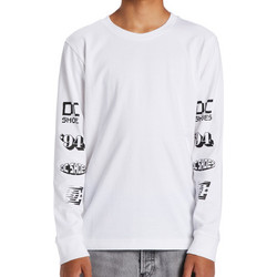 DC Παιδικό T-Shirt Μακρυμάνικο Λευκό ADBZT03232-WBB0
