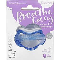 Curaprox Breath Easy Σιλικόνη Μπλε 0-7m