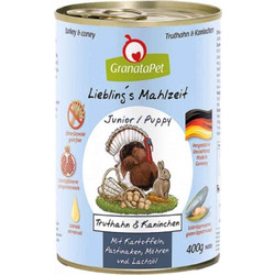 GranataPet Junior Grain Free with Turkey & Coney 400gr
