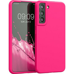 KWmobile Soft Flexible Rubber Cover - Θήκη Σιλικόνης Samsung Galaxy S22 Plus 5G - Neon Pink (56761.77)