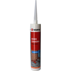 Οξική Σιλικόνη Αντιμυκητιακή Standard Line 280ml της Wurth - Λευκή