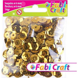 Πούλιες Fabi Χρυσό 6mm 14gr