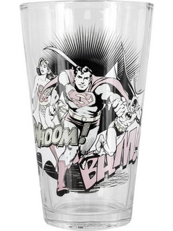 Paladone Ποτήρι Καφέ Γυάλινο DC Comics 450ml PP3325DC