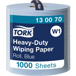 Βιομηχανικό Ρολό Μπλε 2φυλλο 340m 1 Ρολό Tork Wiping Paper Heavyduty 130070