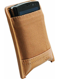 Krusell Lund Mobile Leather Pouch Beige Size XXL