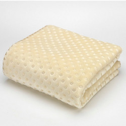Morven Bubbles Κουβέρτα Κούνιας Βελουτέ 110x1140 Μπεζ
