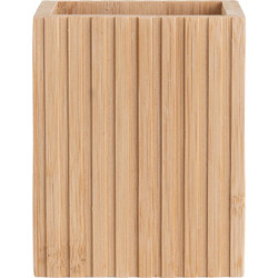 ΠΟΤΗΡΑΚΙ ΜΠΑΝΙΟΥ BAMBOO ESSENTIALS ΤΕΤΡΑΓΩΝO 8.3x6.5x10.3cm 02-13097