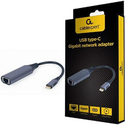 Cablexpert A-USB3C-LAN-01 Ενσύρματος Ethernet USB-C Αντάπτορας Δικτύου 1Gbps