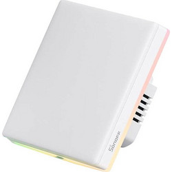 SONOFF smart διακόπτης T5-1C-86 με LED φωτισμό, μονός, Wi-Fi, λευκός