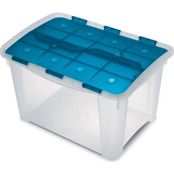 Terry κουτί αποθήκευσης πλαστικό Ηome Box 25 Ocean Διαφανές