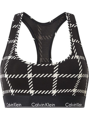 Calvin Klein Αθλητικό Μπουστάκι με Μέτρια Στήριξη Μαύρο 000QF6701E-VG8