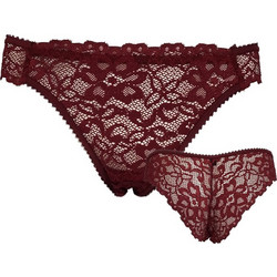 Slip Brazil με Δαντέλα Amelie ΜΠΟΡΝΤΩ