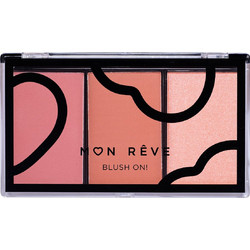 Mon Reve Blush On 02 Earthy Blush Palette
