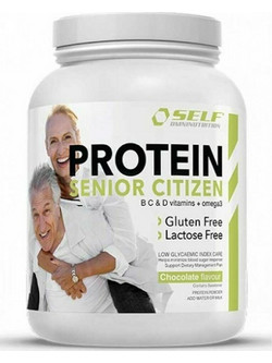 Self Omninutrition Senior Citizen Chocolate Πρωτεΐνη Χωρίς Λακτόζη & Γλουτένη 500gr