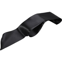 NAUGHTY TOYS μακρύ μαύρο σατέν μαντήλι καλύπτρα ματιών