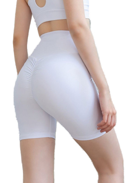 Lismina Scrunch Butt Midi Γυναικείο Κολάν Άσπρο 8002