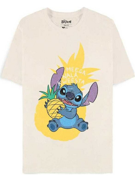 Lilo & Stitch T-Shirt Pineapple Stitch Beige - TS102242DNY