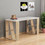 Megapap Silman Γραφείο Ξύλινο με Βιβλιοθήκη 137x60x75cm GP037-0019,2