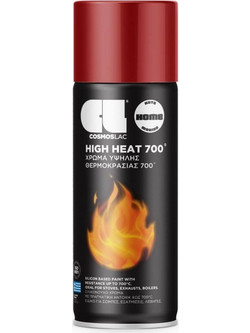 Cosmoslac High Heat Σπρέι Βαφής Θερμοκρασίας Κόκκινο 400ml