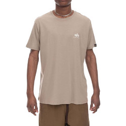 ALPHA INDUSTRIES BASIC T SMALL LOGO 188505-679 Μπέζ